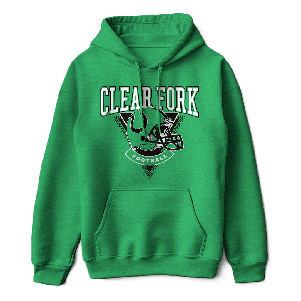 Clear Fork Helmet Triangle Hoodie