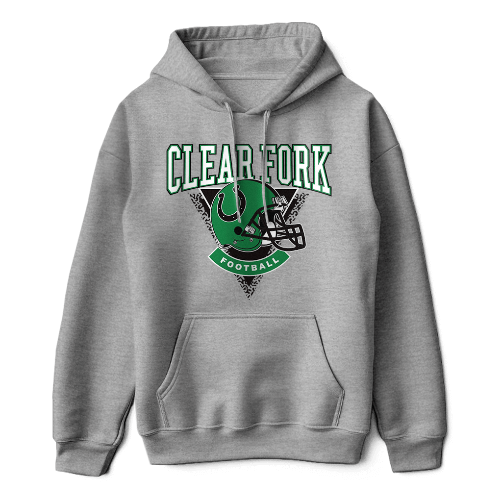Clear Fork Helmet Triangle Hoodie