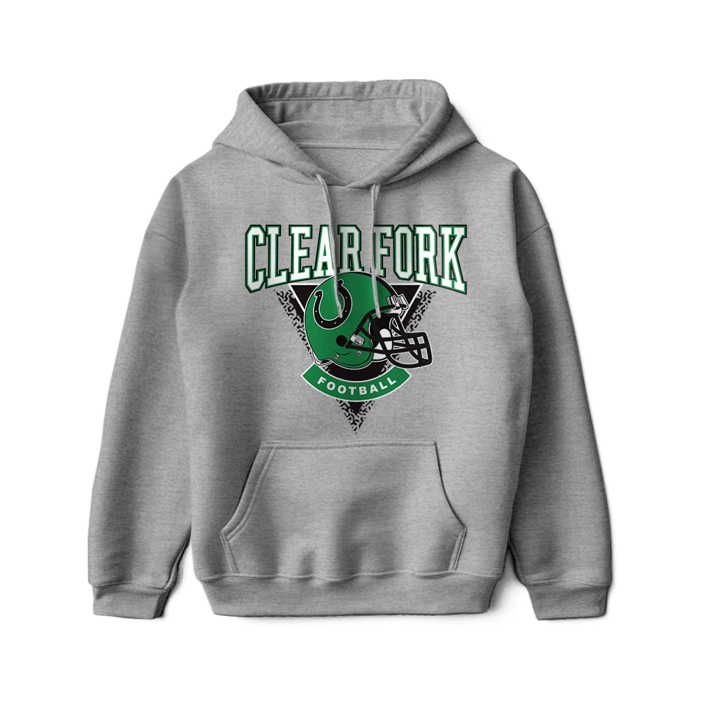 Clear Fork Helmet Triangle Hoodie