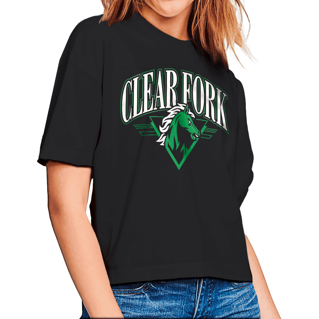 Clear Fork Triangle Horse Boxy-Tee