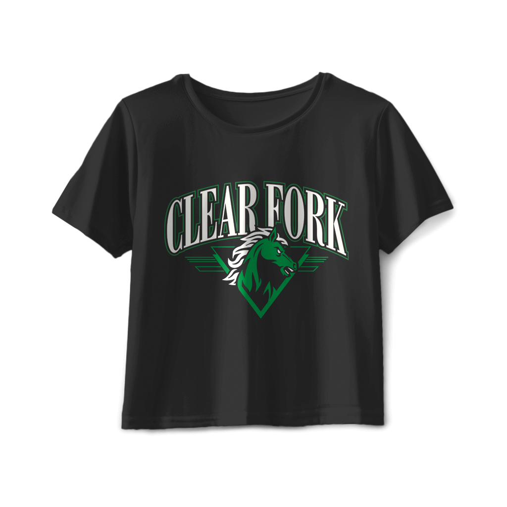 Clear Fork Triangle Horse Boxy-Tee