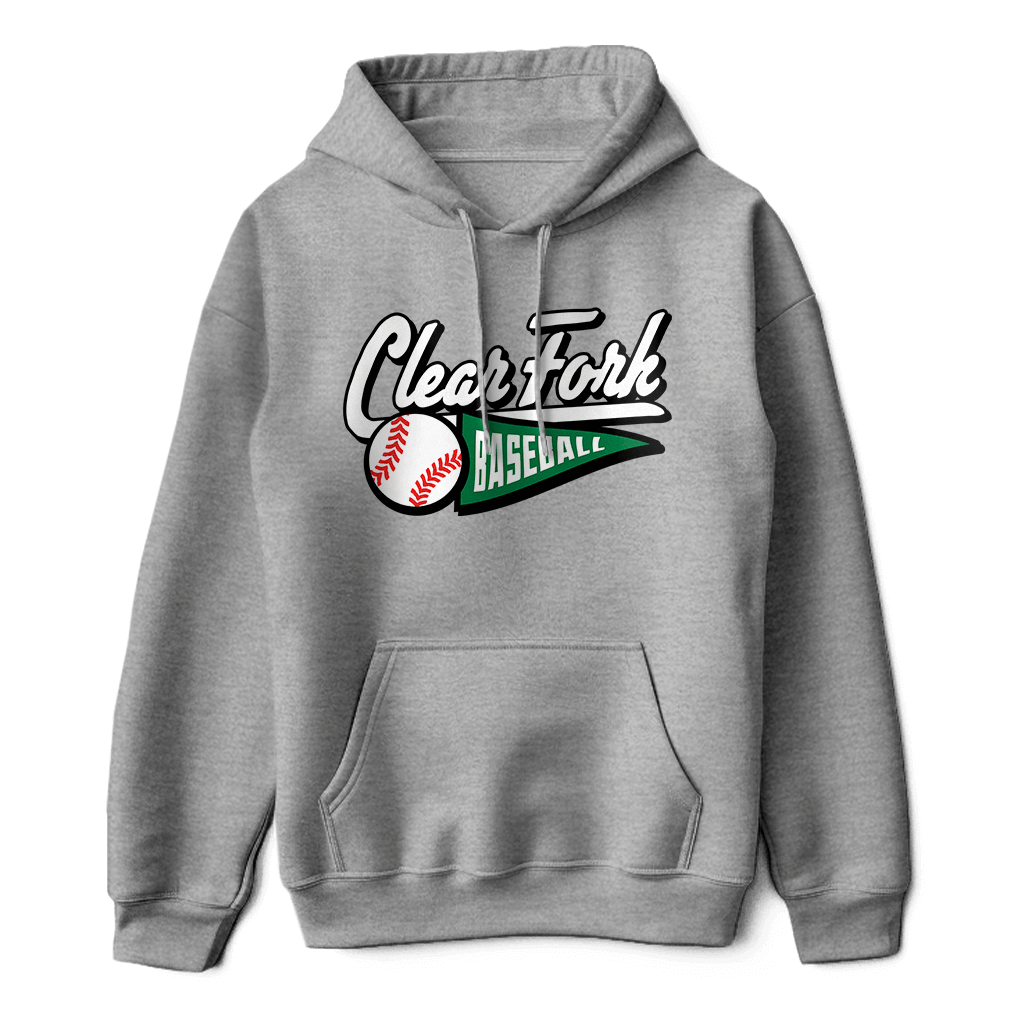 Clear Fork Baseball Pennant Hoodie