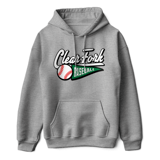 Clear Fork Baseball Pennant Hoodie