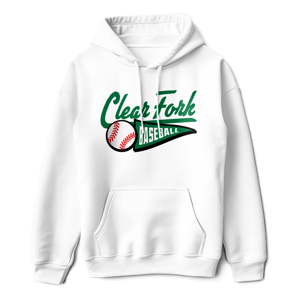Clear Fork Baseball Pennant Hoodie