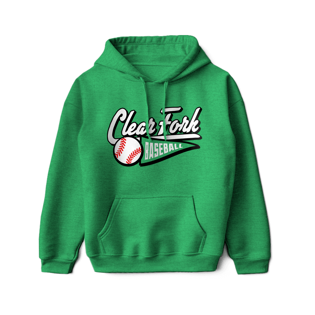 Clear Fork Baseball Pennant Hoodie