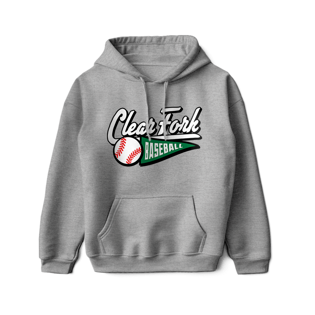 Clear Fork Baseball Pennant Hoodie