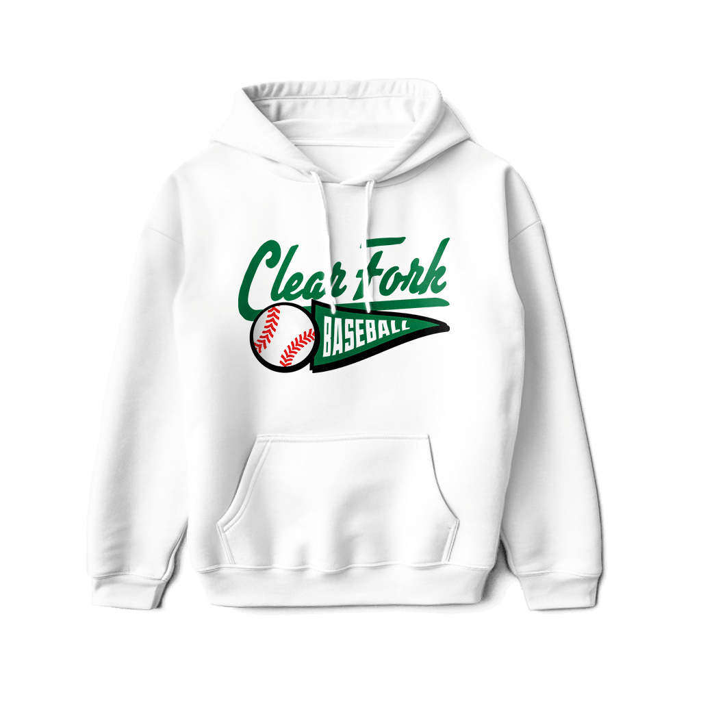 Clear Fork Baseball Pennant Hoodie