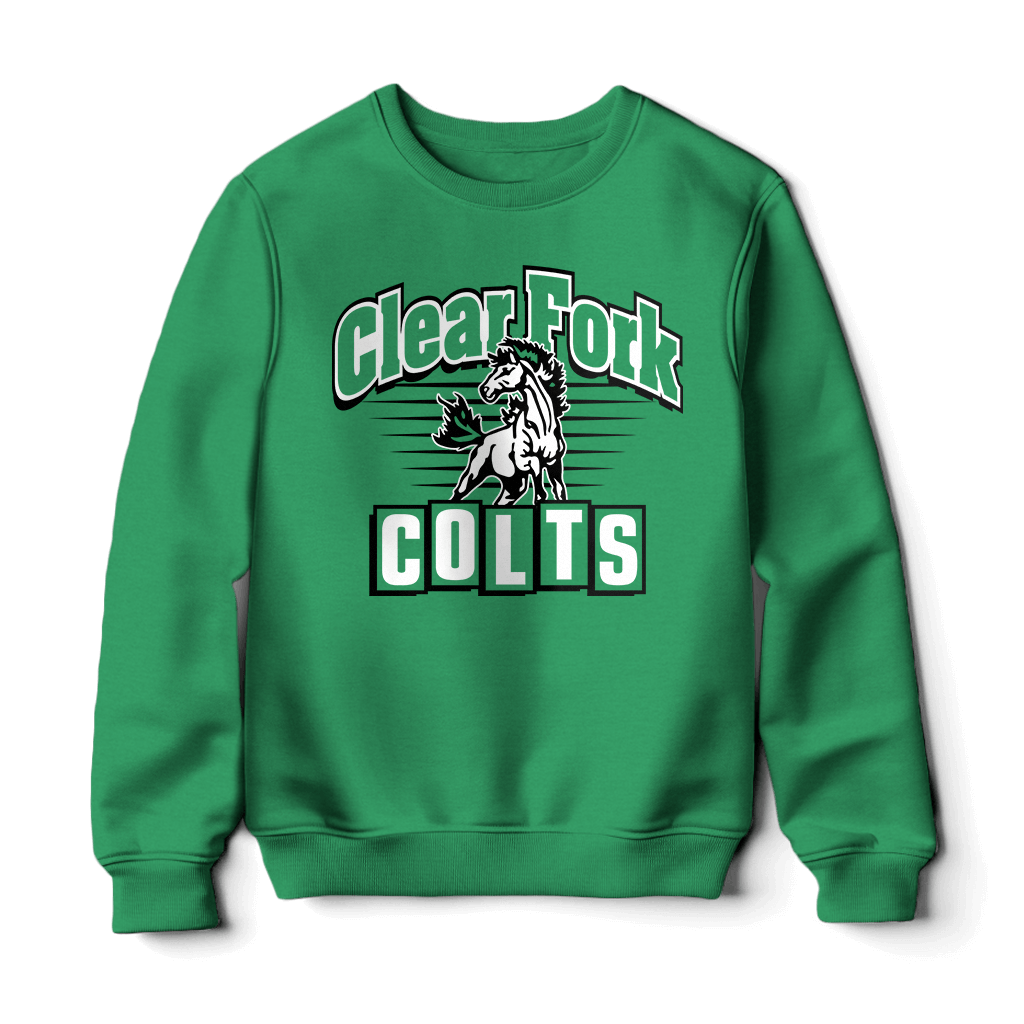 Clear Fork Colts Horse Lines Sweatshirt