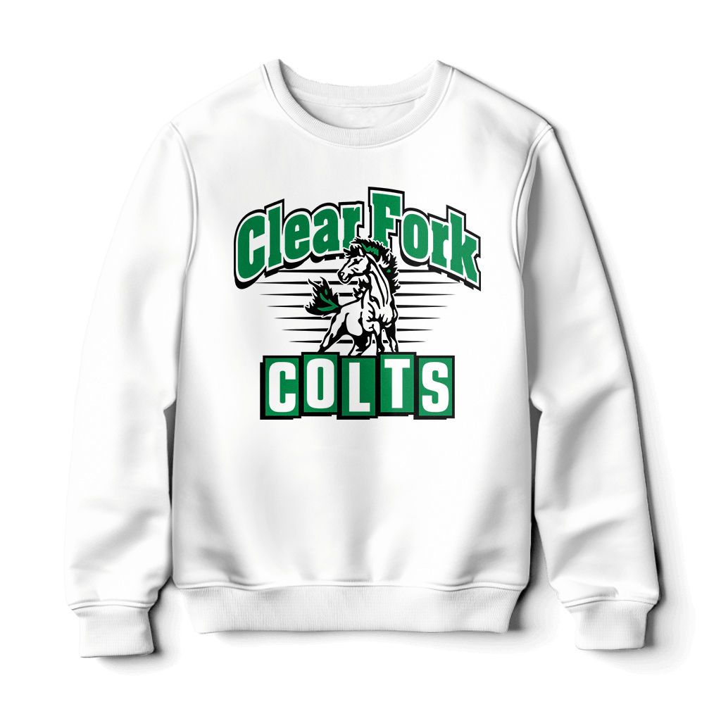 Clear Fork Colts Horse Lines Sweatshirt