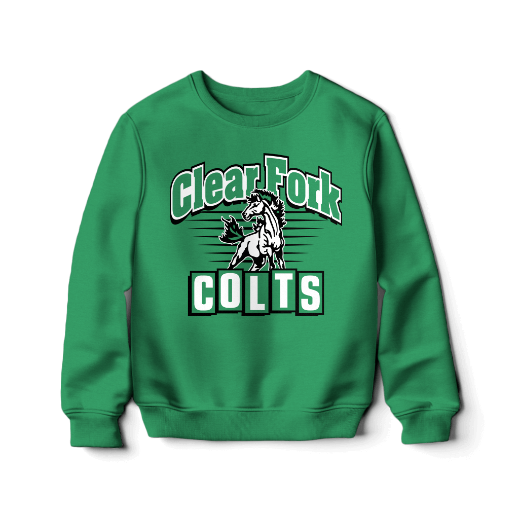 Clear Fork Colts Horse Lines Sweatshirt