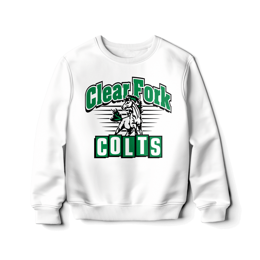 Clear Fork Colts Horse Lines Sweatshirt