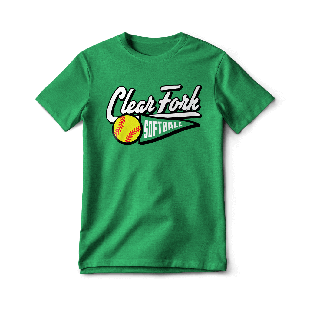 Clear Fork Softball Pennant