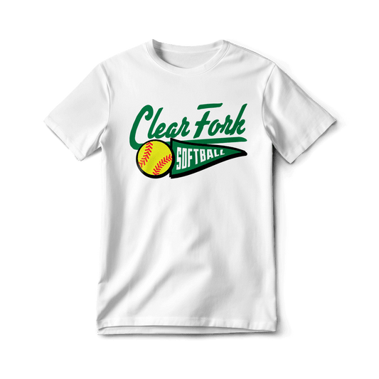 Clear Fork Softball Pennant