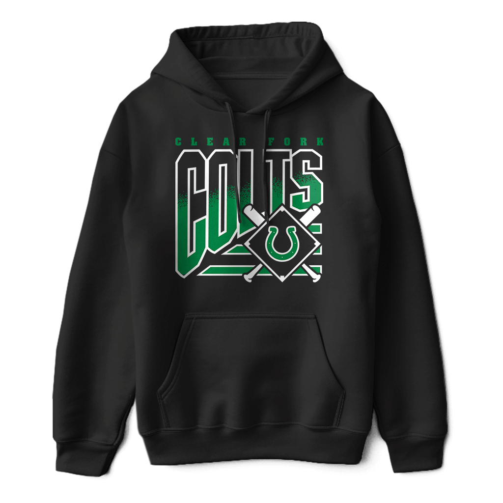 Colts Curved Arch Diamond Hoodie