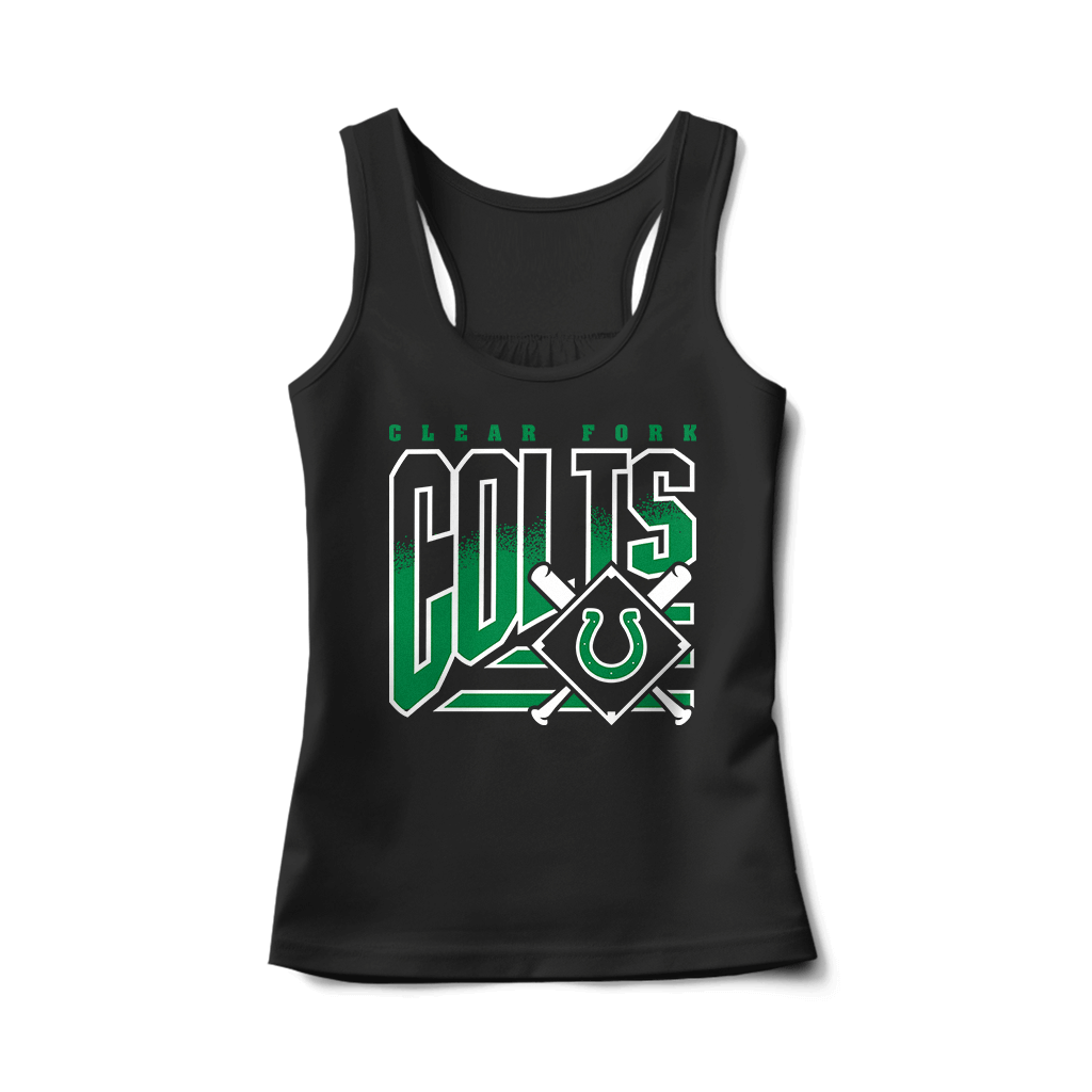 Colts Curved Arch Diamond Tank Top
