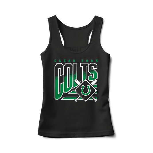 Colts Curved Arch Diamond Tank Top