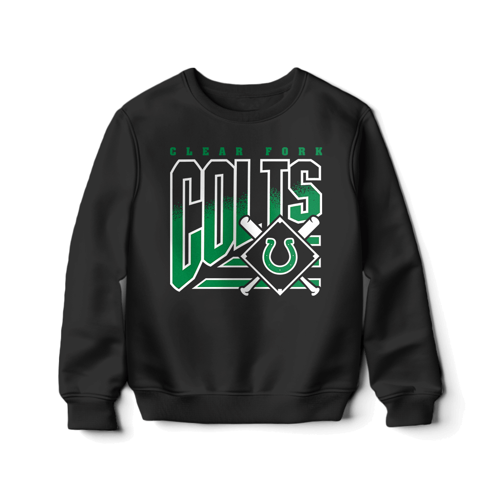 Colts Curved Arch Diamond Sweatshirt