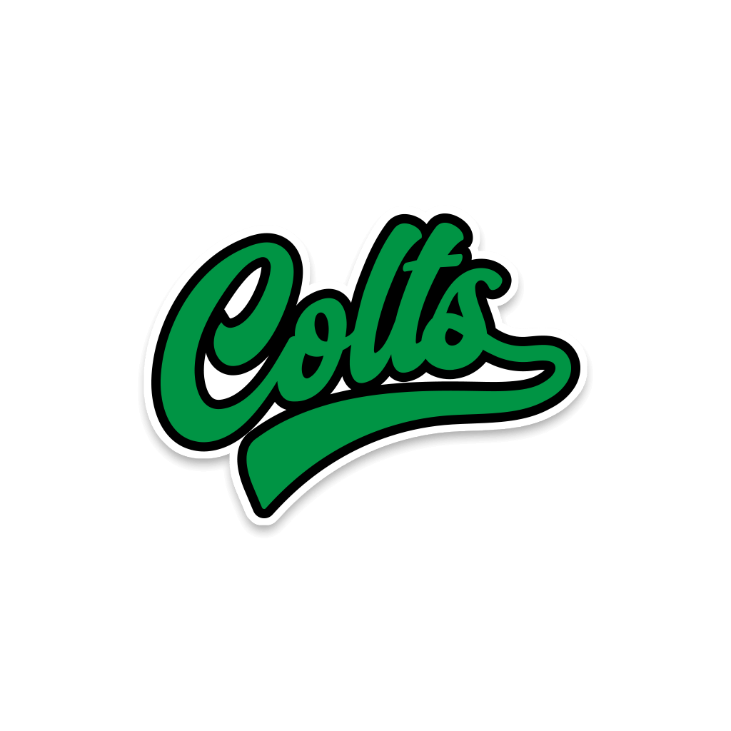 Colts Script Sticker