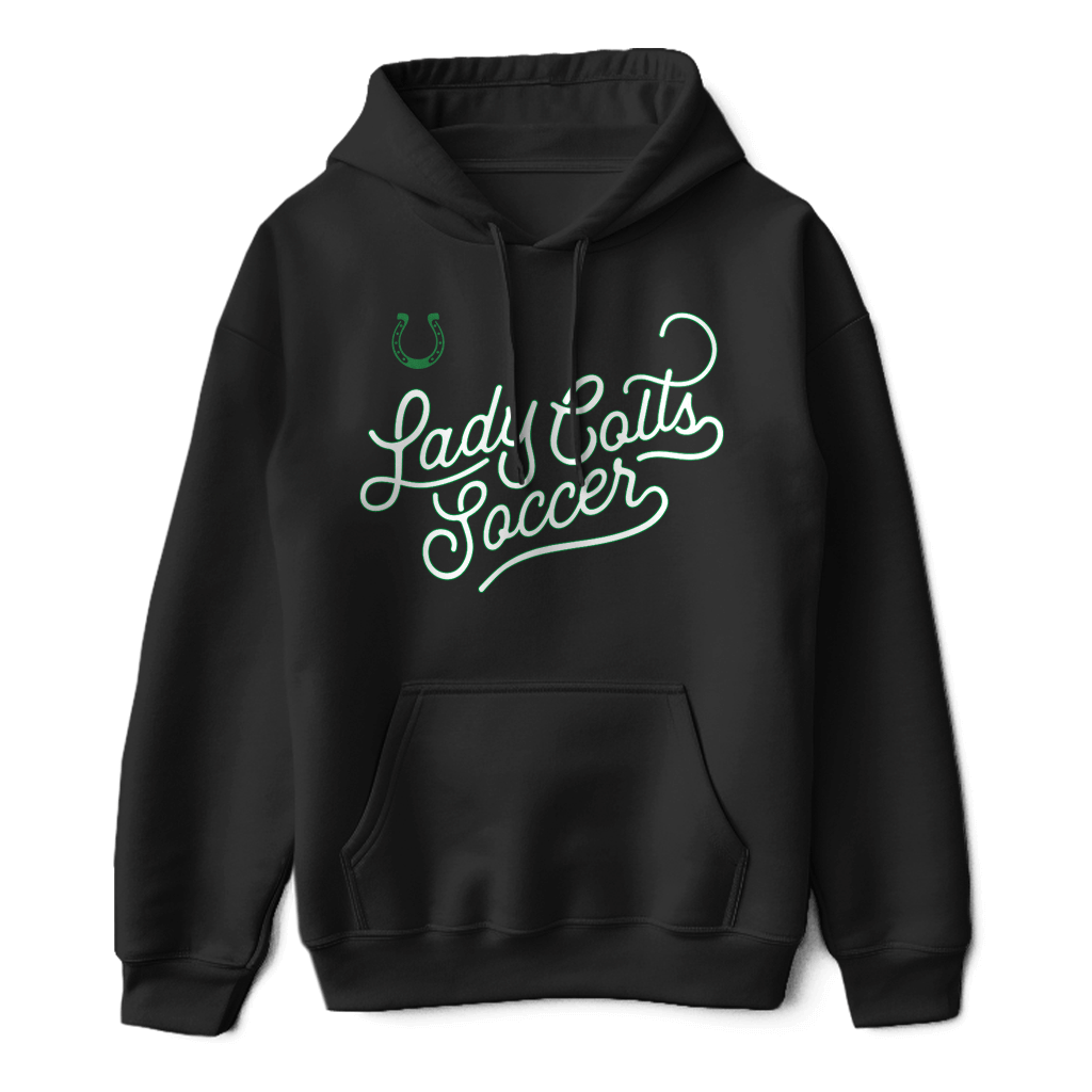 Lady Colts Soccer Script Hoodie
