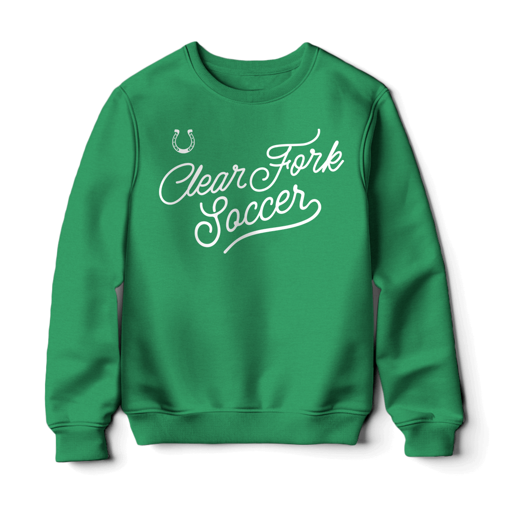 CF Soccer Script Sweatshirt