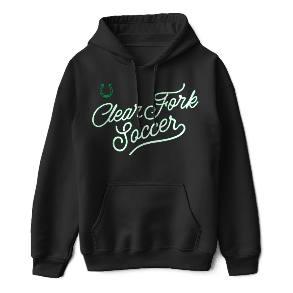 CF Soccer Script Hoodie
