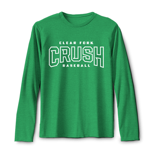 Clear Fork Crush Text Long Sleeve Tee