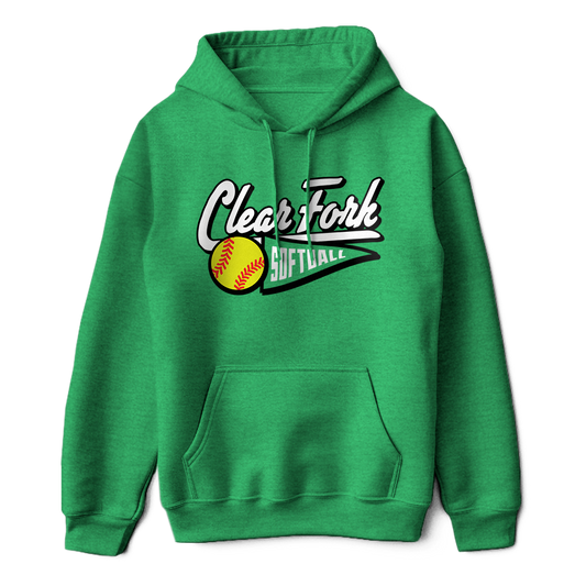 Clear Fork Softball Pennant Hoodie