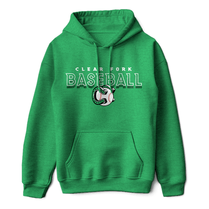 Clear Fork Baseball Horseshoe Fade Hoodie