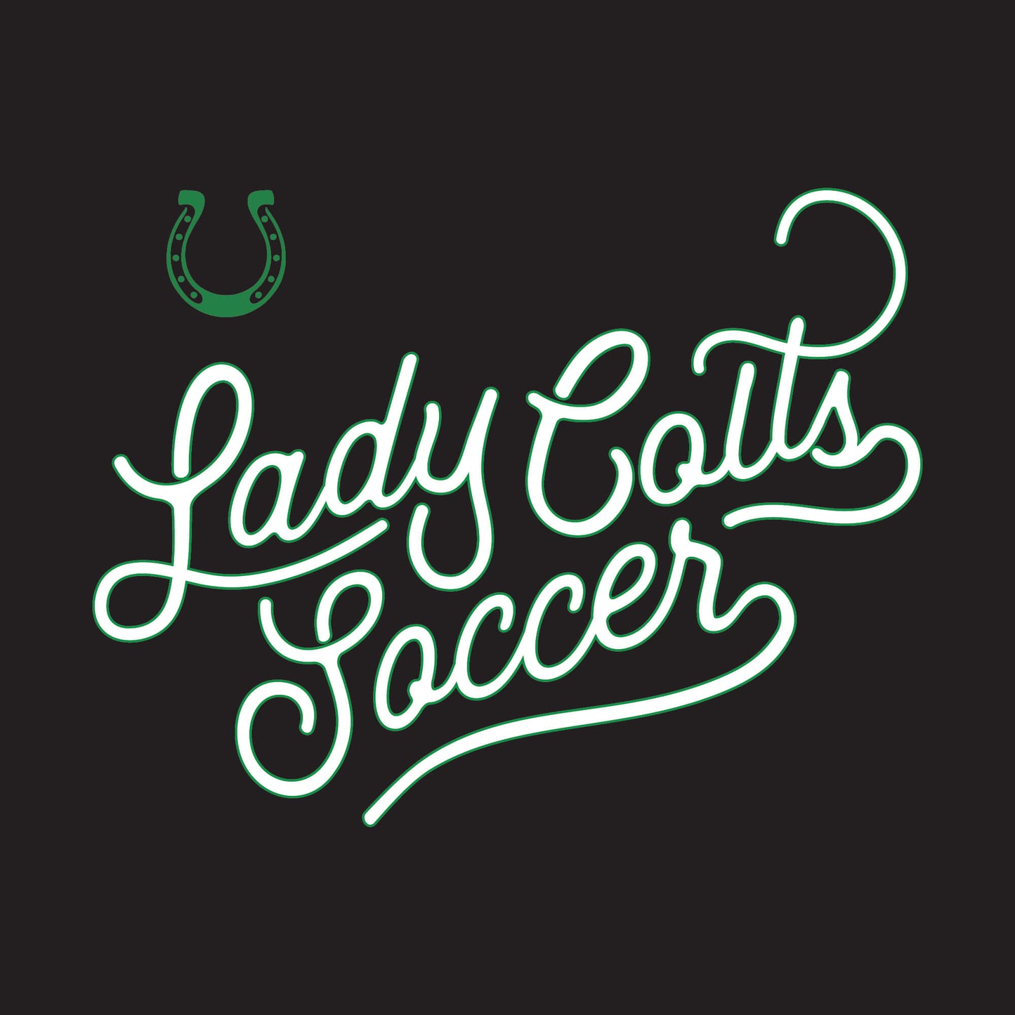 Lady Colts Soccer Script Sweatshirt