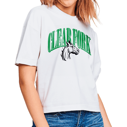 Clear Fork Arch Horse Boxy-Tee