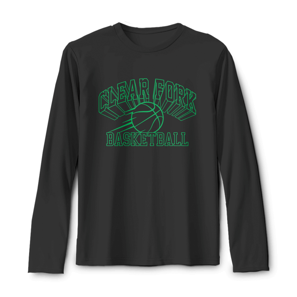 Clear Fork Basketball Explode Long Sleeve Tee