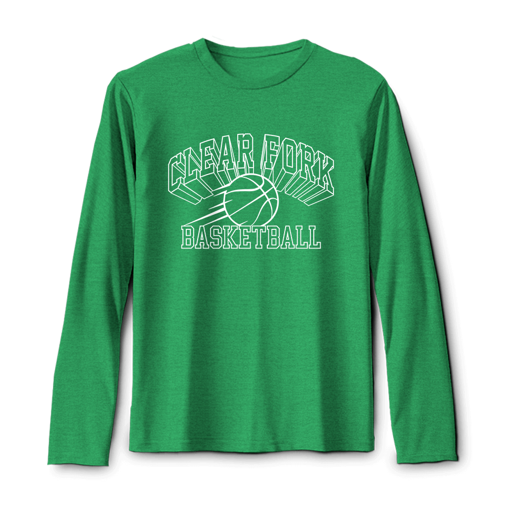 Clear Fork Basketball Explode Long Sleeve Tee