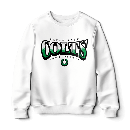 Clear Fork Colts Bulge Text Sweatshirt