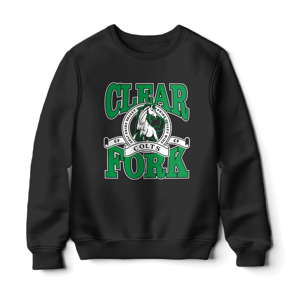 Clear Fork Colts Circle Banner Sweatshirt