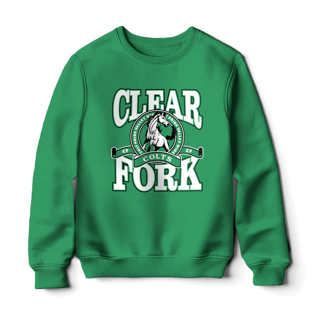 Clear Fork Colts Circle Banner Sweatshirt