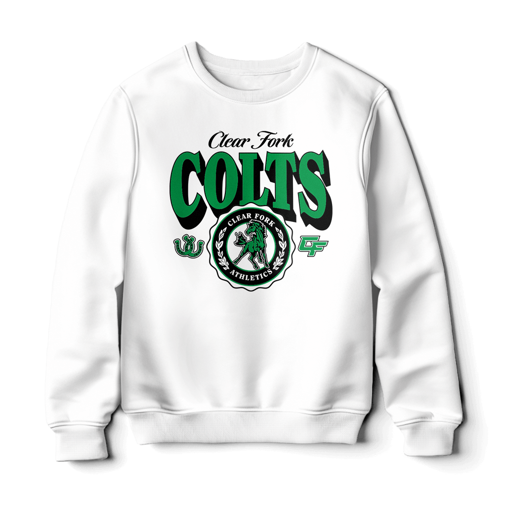 Clear Fork Colts Vintage Crest Sweatshirt