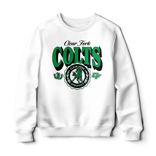 Clear Fork Colts Vintage Crest Sweatshirt