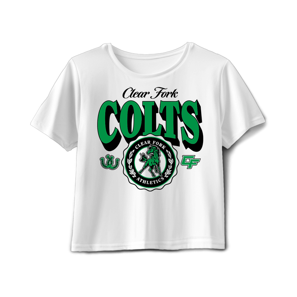 Clear Fork Colts Vintage Crest Boxy-Tee