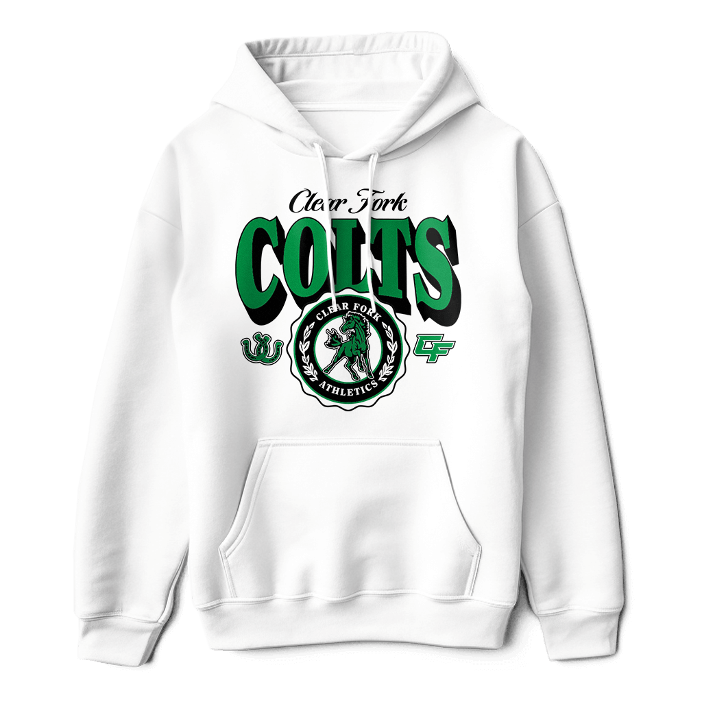 Clear Fork Colts Vintage Crest Hoodie