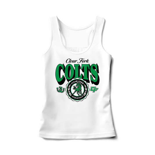 Clear Fork Colts Vintage Crest Tank Top