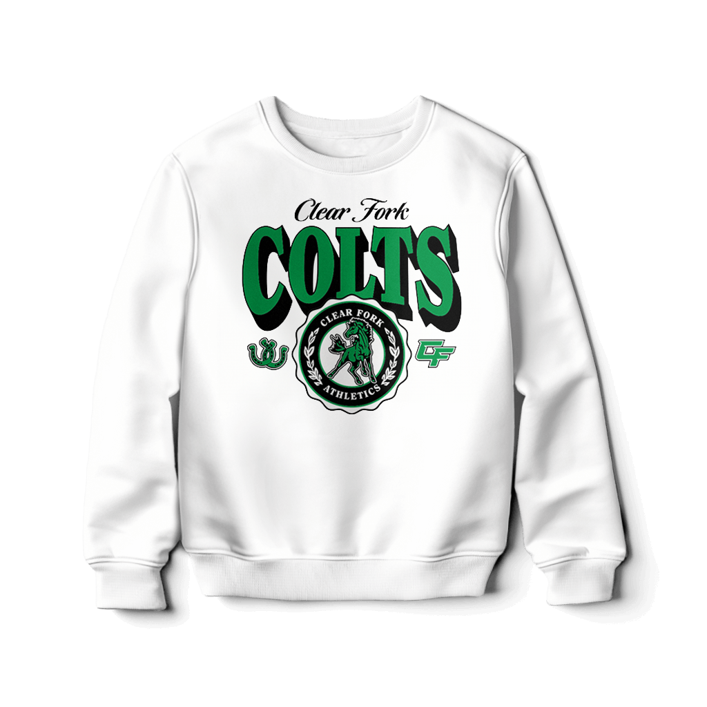 Clear Fork Colts Vintage Crest Sweatshirt