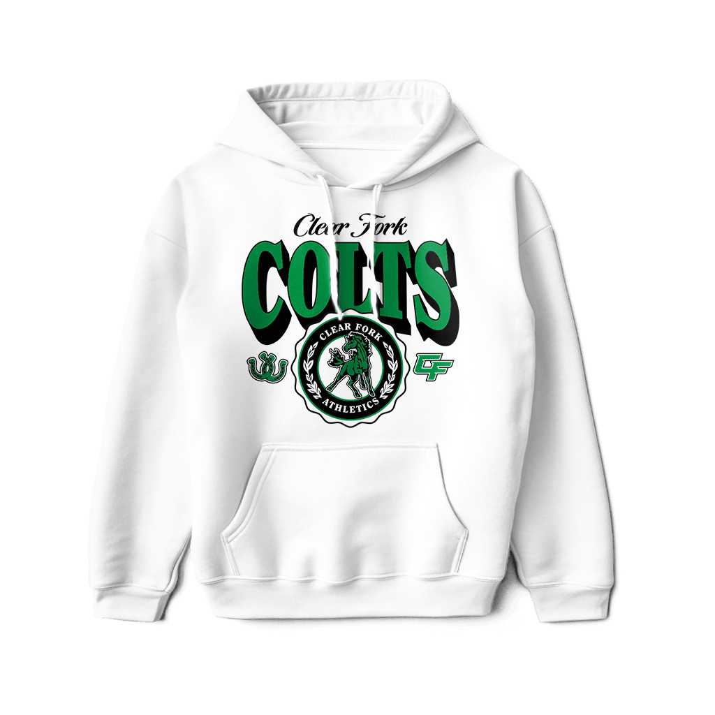 Clear Fork Colts Vintage Crest Hoodie