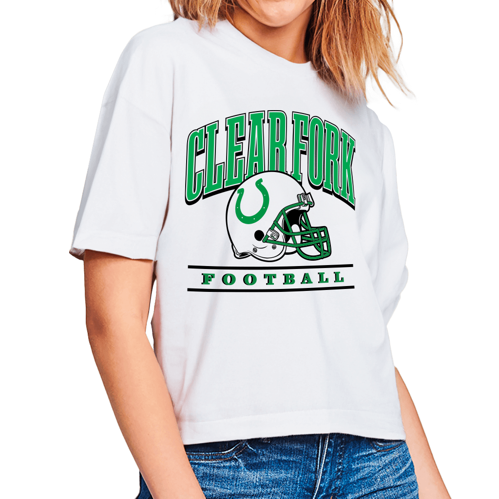 Clear Fork Football Arch Boxy-Tee