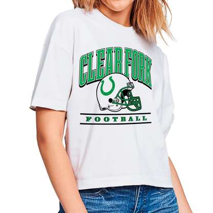 Clear Fork Football Arch Boxy-Tee