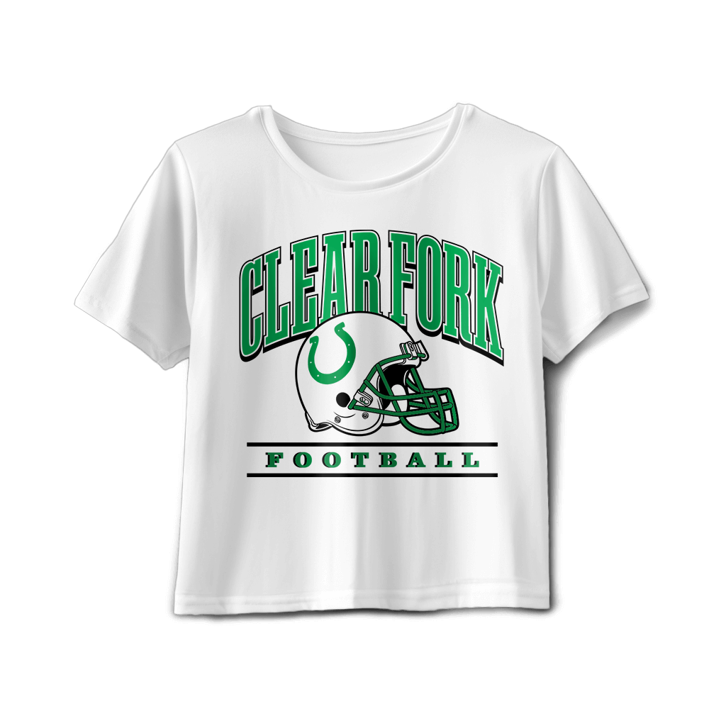 Clear Fork Football Arch BoxyTee Rigsby Design Company