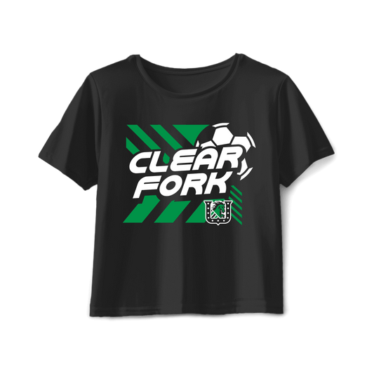 Clear Fork Soccer Lines Boxy-Tee