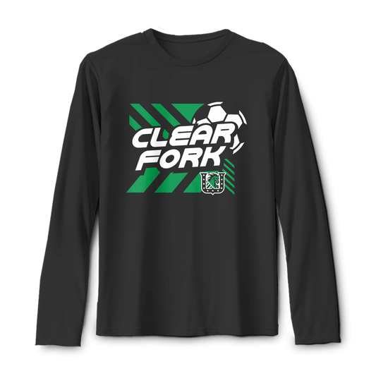 Clear Fork Soccer Lines Long Sleeve Tee