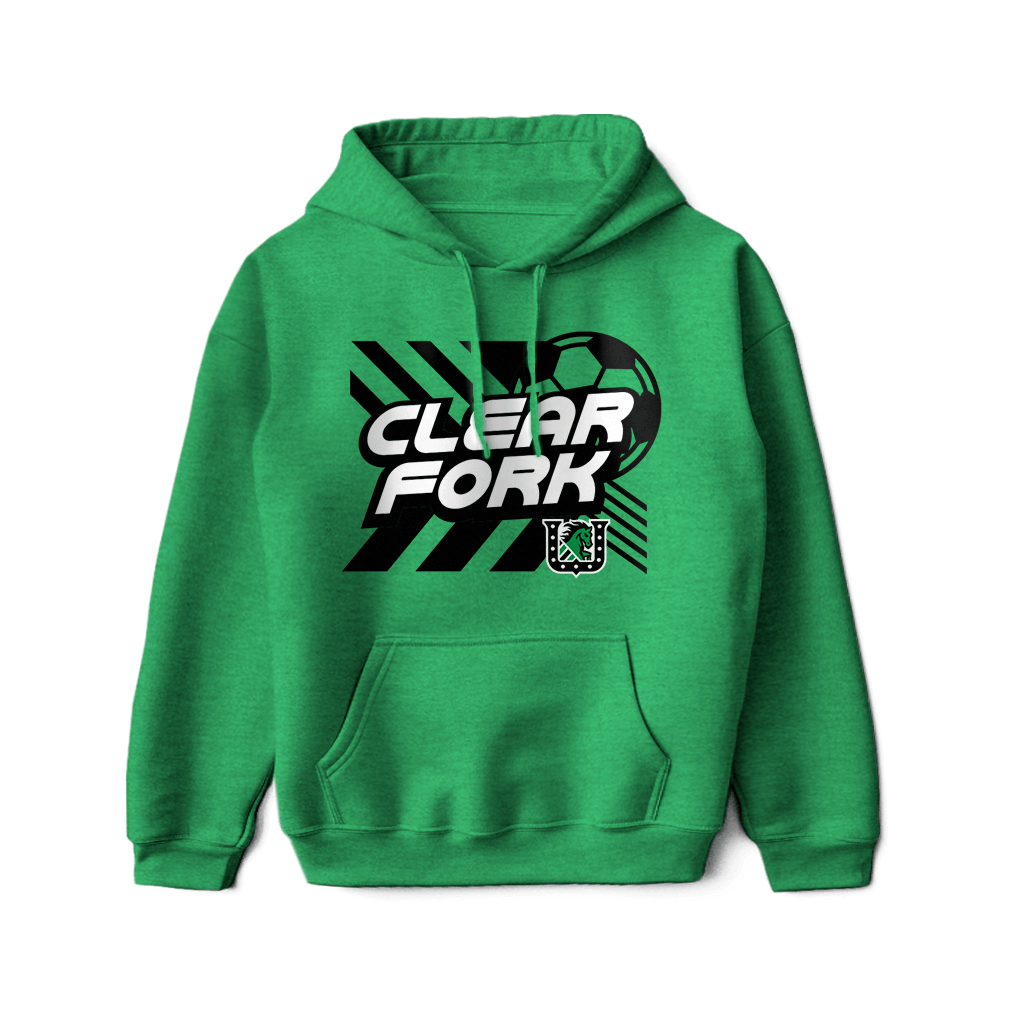 Clear Fork Soccer Lines Hoodie