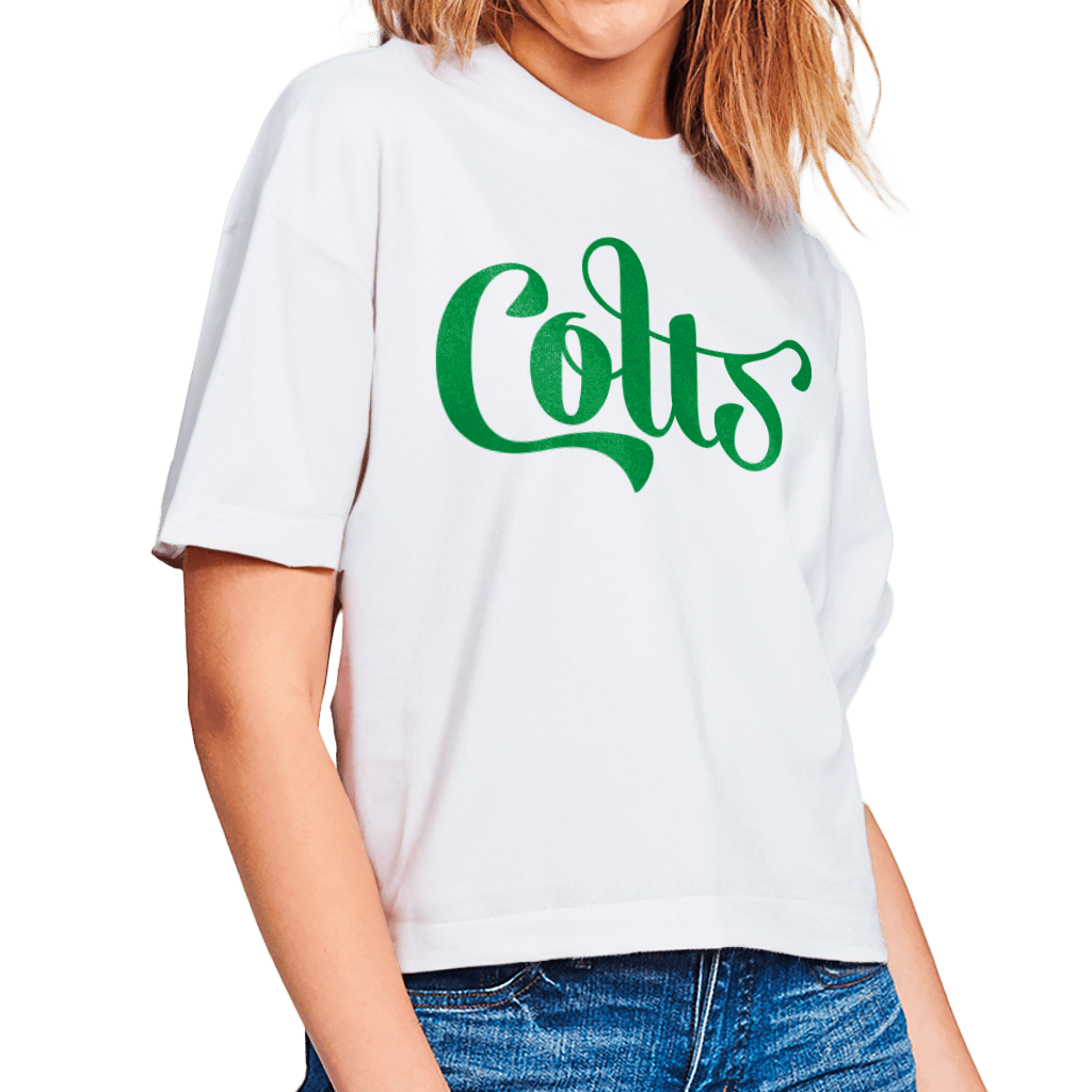 Colts Flowing Script Boxy-Tee