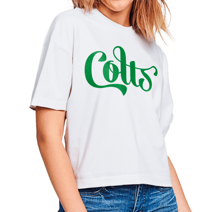 Colts Flowing Script Boxy-Tee